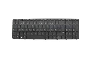 Teclado DE (alemán) color negro/chiclet negro/mate original para HP ProBook 470 G3