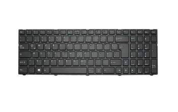 Teclado DE (alemán) color negro/chiclet negro/mate para Medion Akoya E6239T