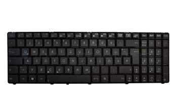Teclado DE (alemán) color negro/chiclet negro original para Asus X53SD