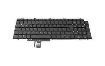 Teclado DE (alemán) color negro/chiclet negro original para Dell Precision 16 (7670)