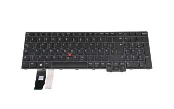 Teclado DE (alemán) color negro/chiclet negro original para Lenovo ThinkPad L15 Gen 4 (21H3/21H4)