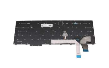Teclado DE (alemán) color negro/chiclet negro original para Lenovo ThinkPad P16s Gen 2 (21HK/21HL)