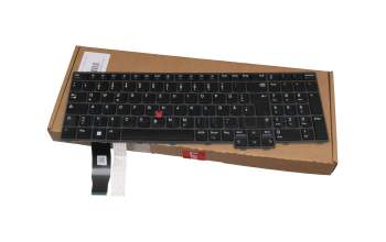 Teclado DE (alemán) color negro/chiclet negro original para Lenovo ThinkPad T16 Gen 2 (21K7/21K8)