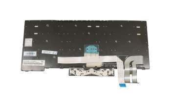 Teclado DE (alemán) color negro/chiclet plateado con mouse-stick original para Lenovo ThinkPad E480 (20KQ/20KN)