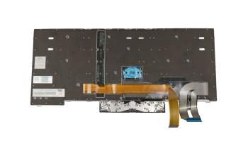 Teclado DE (alemán) color negro/chiclet plateado con retroiluminación y mouse-stick original para Lenovo ThinkPad E495 (20NE)