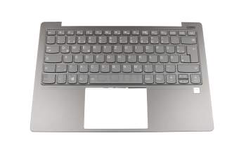Teclado DE (alemán) gris con retroiluminación original para Lenovo IdeaPad S530-13IML (81WU)