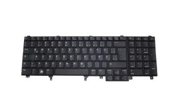 Teclado DE (alemán) negro con mouse-stick original para Dell Latitude 15 (E6520)