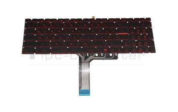 Teclado DE (alemán) negro con retroiluminación original para MSI GF75 Thin 10SDR/10SDK (MS-17F3)