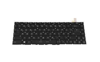 Teclado DE (alemán) negro con retroiluminación original para MSI Katana GF66 11UE (MS-1581)