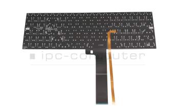 Teclado DE (alemán) negro con retroiluminación original para Tongfang GM7MQ8P