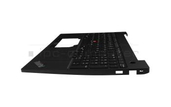 Teclado DE (alemán) negro con retroiluminación y mouse-stick original para Lenovo ThinkPad E16 G2 (21M5/21M6)