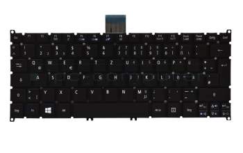 Teclado DE (alemán) negro original para Acer Aspire One 756