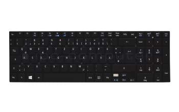 Teclado DE (alemán) negro original para Acer TravelMate P2 (P273-M)
