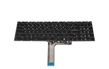 Teclado DE (alemán) negro original para MSI Alpha 17 A4DE/A4DEK (MS-17EK)