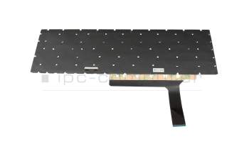 Teclado DE (alemán) negro original para MSI Vector GP76 12UHSO/12UHO (MS-17K4)