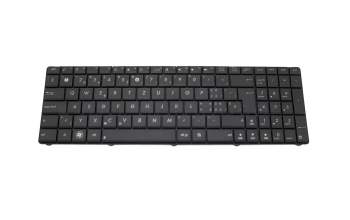 Teclado SF (suiza-francés) antracita original para Asus N73JQ