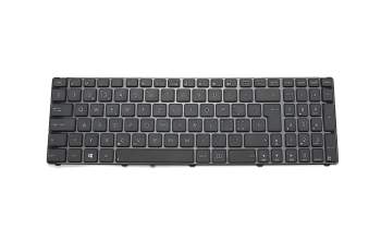 Teclado SF (suiza-francés) color negro/chiclet negro brillante original para Asus F50GX