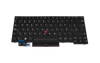 Teclado SP (español) color negro/chiclet negro con mouse-stick original para Lenovo ThinkPad P14s Gen 1 (20Y1/20Y2)