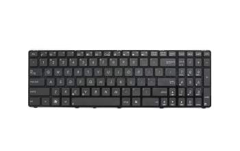 Teclado US (Inglés) color negro/chiclet negro brillante original para Asus K72JK