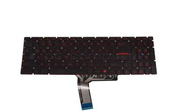 Teclado US (Inglés) negro con retroiluminación original para MSI Bravo 17 A4DC/A4DCR/A4DDR (MS-17FK)