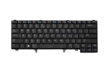 Teclado US (Inglés) negro con retroiluminación y mouse-stick original para Dell Latitude 14 (E6430)