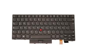 Teclado color negro/chiclet negro con retroiluminación y mouse-stick original para Lenovo ThinkPad T470 (20HD/20HE)