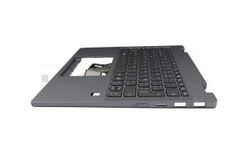Teclado incl. topcase BE (belga) gris/canaso con retroiluminacion original para Lenovo IdeaPad 5x 14Q8X9 (83GH)