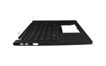 Teclado incl. topcase CH (suiza) negro/negro con retroiluminacion original para Acer TravelMate P6 (TMP614-73T)