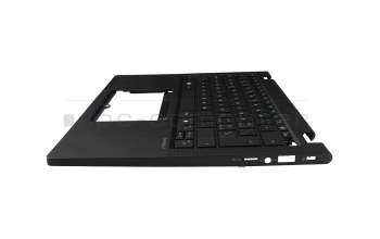 Teclado incl. topcase CH (suiza) negro/negro con retroiluminacion original para Acer TravelMate P6 (TMP614-73T-TCO)
