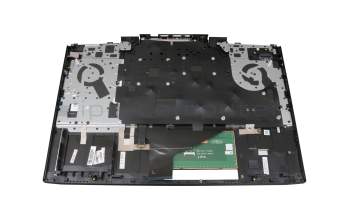 Teclado incl. topcase CH (suiza) negro/negro con retroiluminacion original para HP Omen 15-dc1000