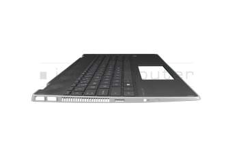 Teclado incl. topcase CH (suiza) negro/negro con retroiluminacion original para HP Pavilion X360 15-dq1000