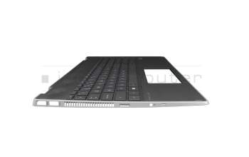 Teclado incl. topcase CH (suiza) negro/negro con retroiluminacion original para HP Pavilion x360 15-dq0000
