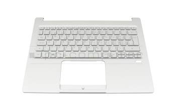 Teclado incl. topcase CH (suiza) plateado/plateado con retroiluminacion original para Acer Swift 3 (SF313-52G)