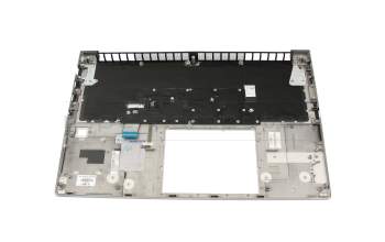 Teclado incl. topcase DE (alemán) antracita/plateado con retroiluminacion original para HP ZBook Fury 16 G9
