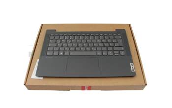 Teclado incl. topcase DE (alemán) azul/azul con retroiluminacion Sin huella dactilar original para Lenovo IdeaPad 5-14ITL05 (82FE)