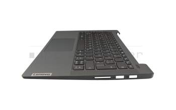 Teclado incl. topcase DE (alemán) azul/azul con retroiluminacion Sin huella dactilar original para Lenovo IdeaPad 5-14ITL05 (82FE)