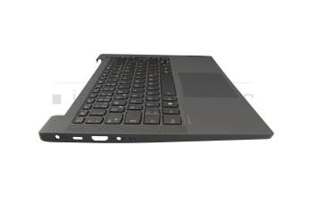 Teclado incl. topcase DE (alemán) azul/azul con retroiluminacion Sin huella dactilar original para Lenovo IdeaPad 5-14ITL05 (82FE)