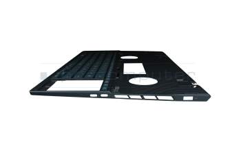 Teclado incl. topcase DE (alemán) azul/azul con retroiluminacion original para Asus ZenBook Pro 15 Duo UX582ZM