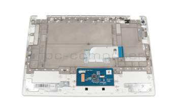 Teclado incl. topcase DE (alemán) blanco/blanco original para Lenovo IdeaPad 100S-11IBY (80R2)