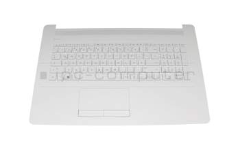 Teclado incl. topcase DE (alemán) blanco/blanco original para Toshiba Satellite S50W-C
