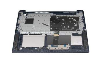 Teclado incl. topcase DE (alemán) gris/azul original para Lenovo IdeaPad 3-17ITL6 (82H9)