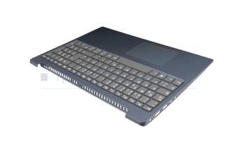 Teclado incl. topcase DE (alemán) gris/azul para Lenovo IdeaPad 330S-15AST (81F9)