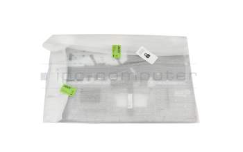 Teclado incl. topcase DE (alemán) gris/canaso con retroiluminacion original para Acer Aspire 17 (A17-51GM)