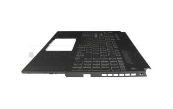 Teclado incl. topcase DE (alemán) gris/canaso con retroiluminacion original para Asus TUF Gaming A15 FA507UI