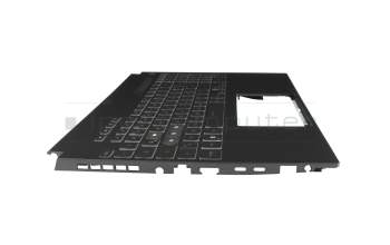 Teclado incl. topcase DE (alemán) gris/canaso con retroiluminacion original para Asus TUF Gaming A15 FA507UI