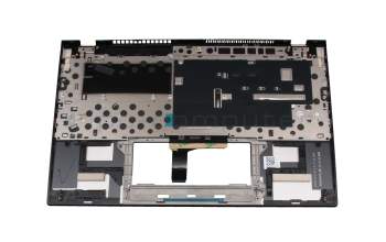 Teclado incl. topcase DE (alemán) gris/canaso con retroiluminacion original para Asus ZenBook 14 UX425UA