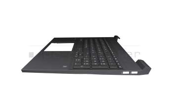 Teclado incl. topcase DE (alemán) gris/canaso con retroiluminacion original para HP Envy 15-ep1000