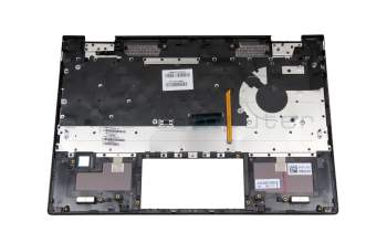 Teclado incl. topcase DE (alemán) gris/canaso con retroiluminacion original para HP Envy x360 13-ar0200