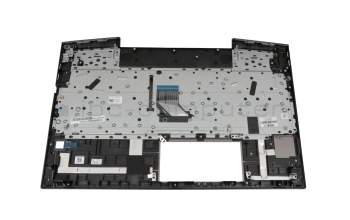Teclado incl. topcase DE (alemán) gris/canaso con retroiluminacion original para HP ZBook 15v G5
