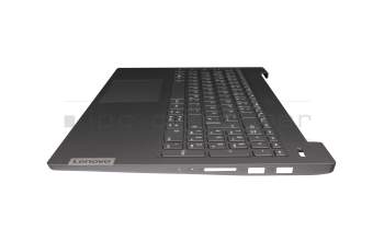 Teclado incl. topcase DE (alemán) gris/canaso con retroiluminacion original para Lenovo IdeaPad 5-15ARE05 (81YQ)